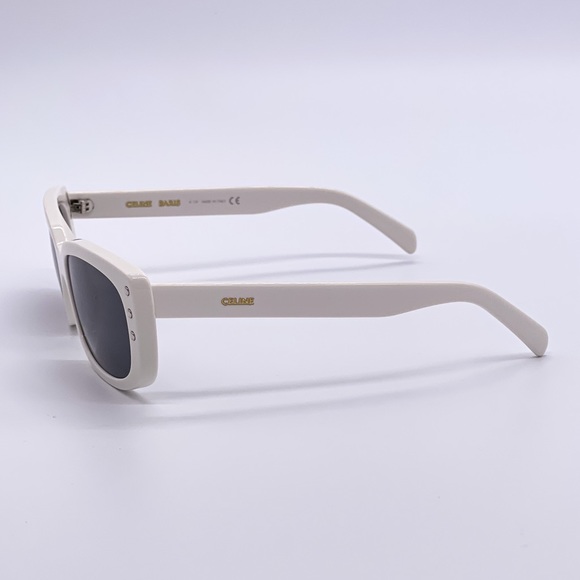 NEW CELINE CL40072I 25N WOMEN WHITE CELINE SUNGLASSES CL 40072I - Picture 5 of 10